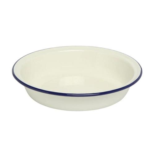 Wiltshire Enamel Round Pie Dish - 19.5cm / 800ml - Blue