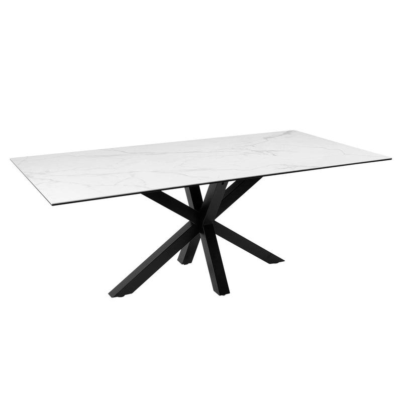Dining Table Marble White - 200x100cm