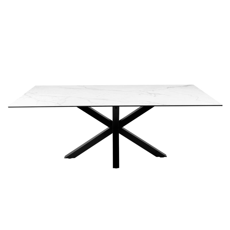 Dining Table Marble White - 200x100cm