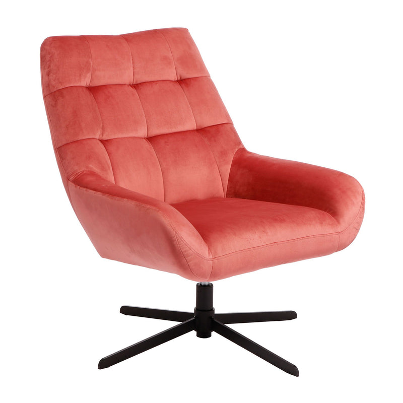 Harley Swivel Chair - Coral
