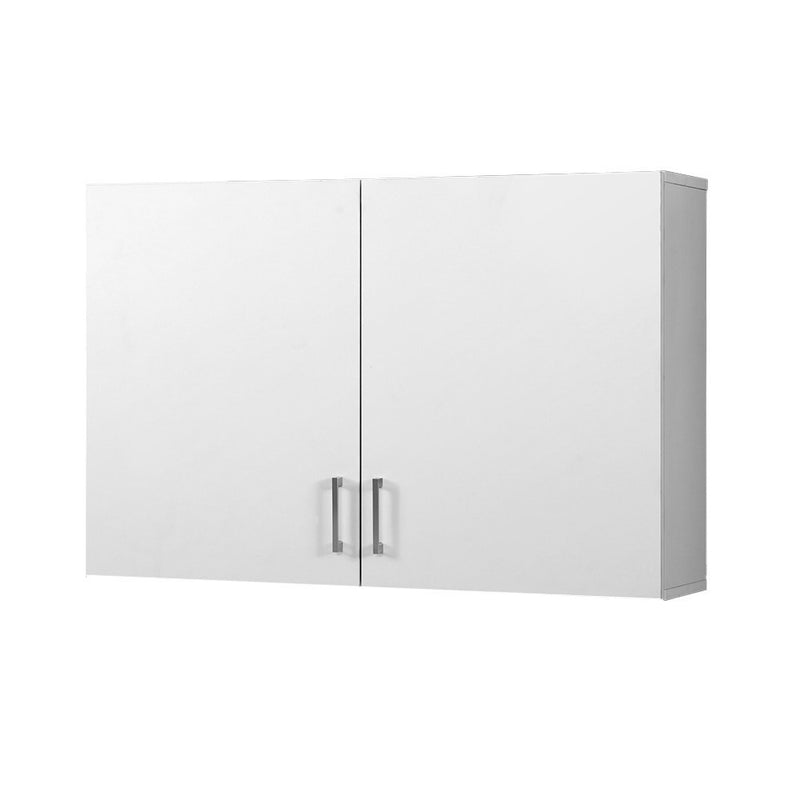 Wall Cabinet Storage Bathroom Kitchen Bedroom Cupboard Organiser White