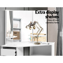 Corner Dressing Table With Mirror Stool White Mirrors Makeup Tables Chair