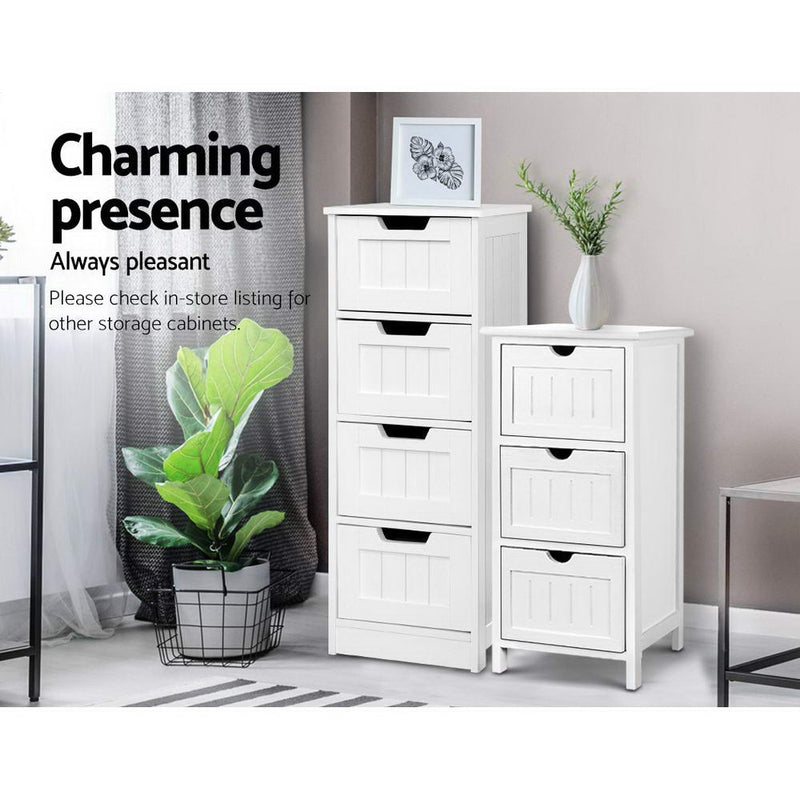 Storage Cabinet Chest of Drawers w/ Dresser Bedside Table Bathroom Stand Furniture