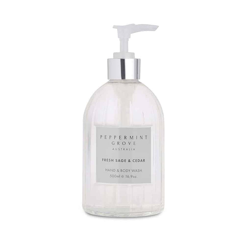 Peppermint Grove Australia - Fresh Sage & Cedar Hand & Body Wash - 500ml