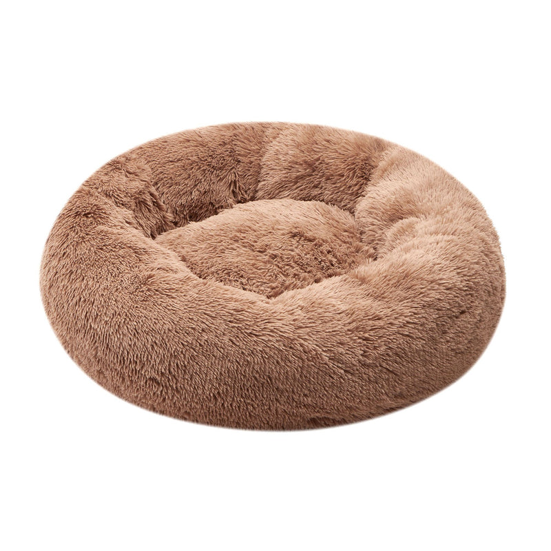 Pet Bed For Dogs or Cats Small Round 60cm - Latte