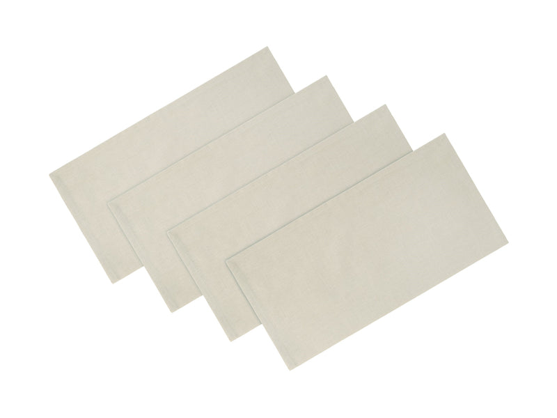 Maxwell & Williams Cotton Classics Cotton Napkins - Set of 4 - 45x45cm - Pebble