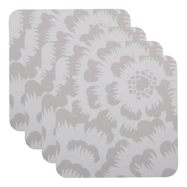 Maxwell & Williams Gerbera Coasters 10.5cm Set of 4 - Cork Back