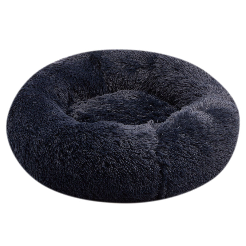Pet Bed For Dogs or Cats Small Round 60cm - Navy