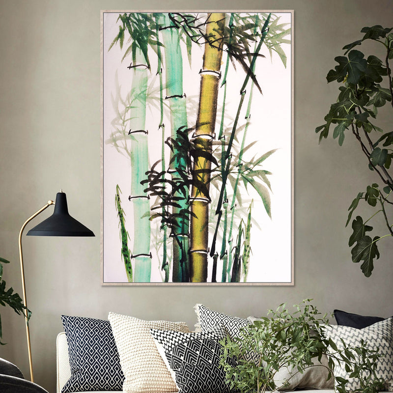 Oriental Bamboo Wall Art - 100x140cm