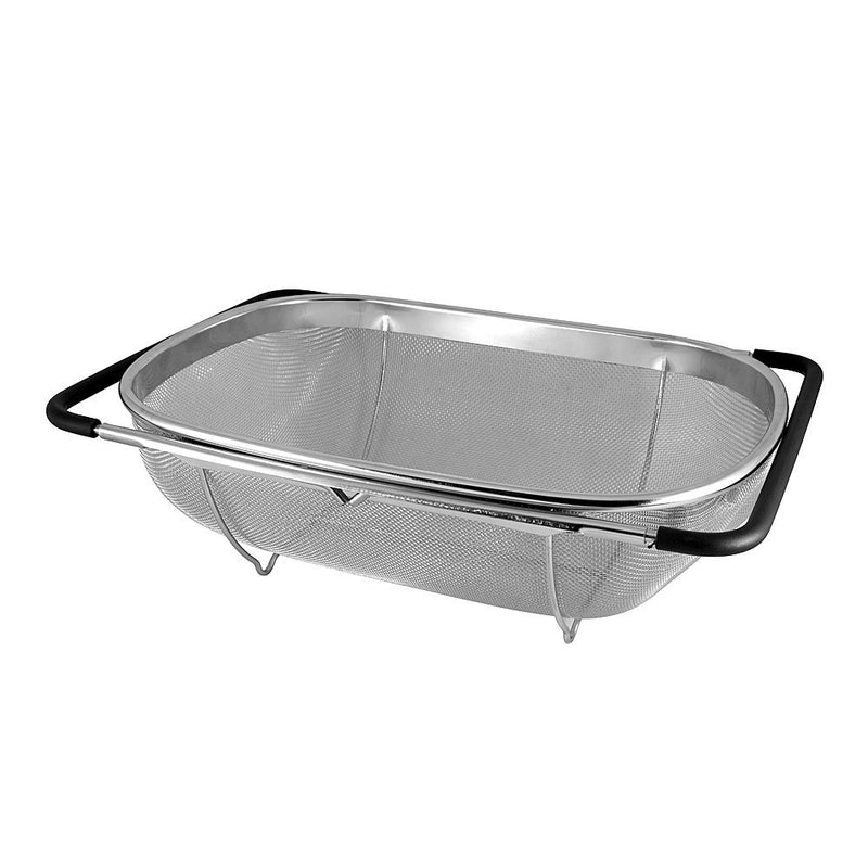 Appetito Large Expandable Sink Top Strainer 34x24x11cm - Stainless Steel