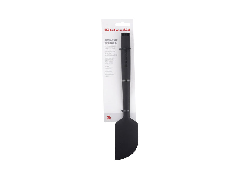 KitchenAid Soft Touch Scraper Spatula Silicone - Black