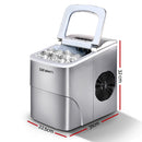 Portable Ice Cube Maker - Silver