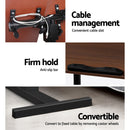 Adjustable Computer Stand - Walnut