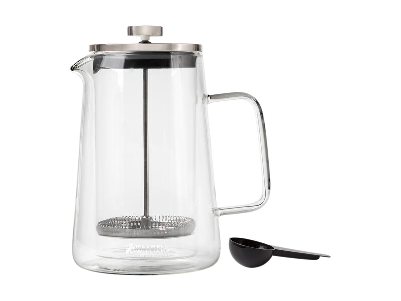 Maxwell & Williams Blend Vienna Double Wall Plunger 1L Clear