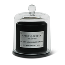 Le Desire Aromatherapie Maison Candle With Glass Dome Lid & Timber Wick - Lemongrass Ginger - 283gr