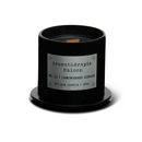 Le Desire Aromatherapie Maison Candle With Glass Dome Lid & Timber Wick - Lemongrass Ginger - 283gr