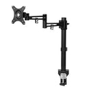 Monitor Arm Mount Single Black