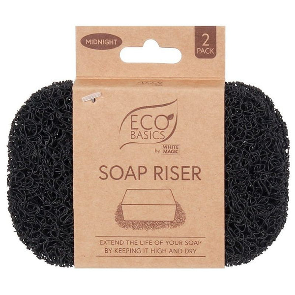 Eco Basics 2 Pack Soap Riser - Midnight - White Magic