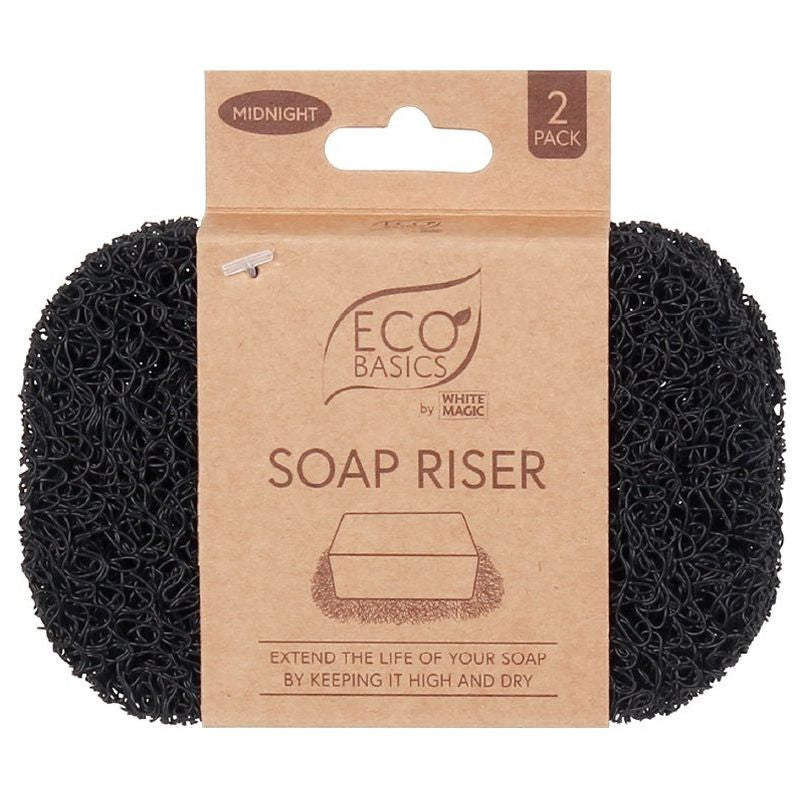Eco Basics 2 Pack Soap Riser - Midnight - White Magic