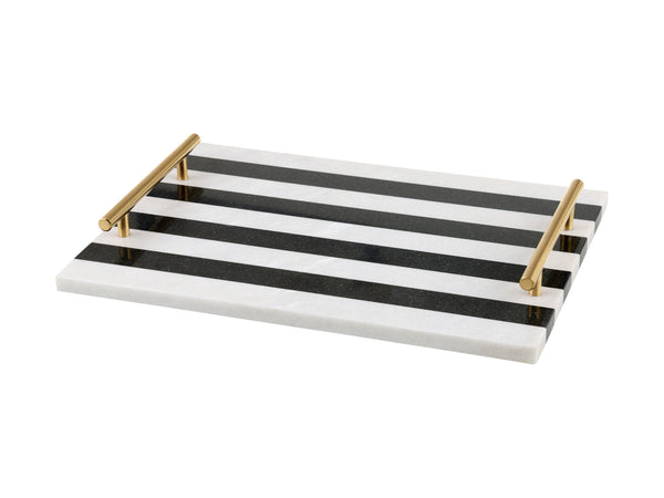 Maxwell & Williams Belgravia Rectangular Marble Granite Serving Tray - 40x30cm