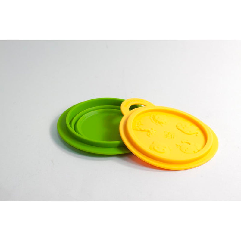 Marcus & Marcus Collapsible Travel Bowl With Lid - Lola The Giraffe - Yellow