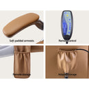 Massage Office Chair Gaming Chair Computer Desk Chair 8 Point Vibration Espresso