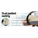 PU Leather Office Desk Computer Chair - Beige