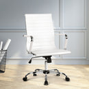 Gaming Office Chair Computer Desk Chairs Home Work Study White Mid Back