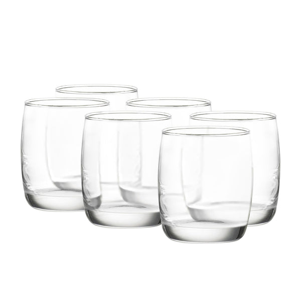 Ocean Ivory Rock Tumbler Glasses - Set of 6 - 265ml