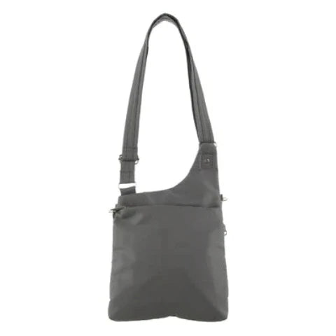 Pierre Cardin Nylon Anti - Theft Cross Body Bag Grey - 26x6x25cm