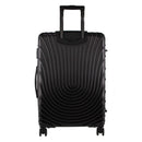 Pierre Cardin Hard Shell 4 Wheel - 3-Piece Luggage Set - Black