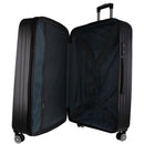 Pierre Cardin Hard Shell 4 Wheel - 3-Piece Luggage Set - Black