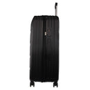 Pierre Cardin Hard Shell 4 Wheel Suitcase - Large - Black - Expandable