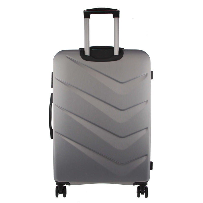 Pierre Cardin Hard Suitcase 3-Piece Luggage Set - Silver