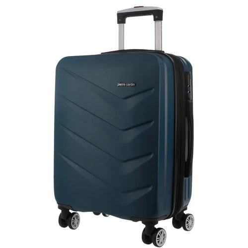 Pierre Cardin Hard Shell 4 Wheel Suitcase - Large - Teal - Expandable