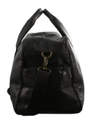 Pierre Cardin Black Leather Travel Bag - 52cm