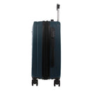 Pierre Cardin Hard Shell 4 Wheel Suitcase - Cabin - Teal - With Hidden Compartment