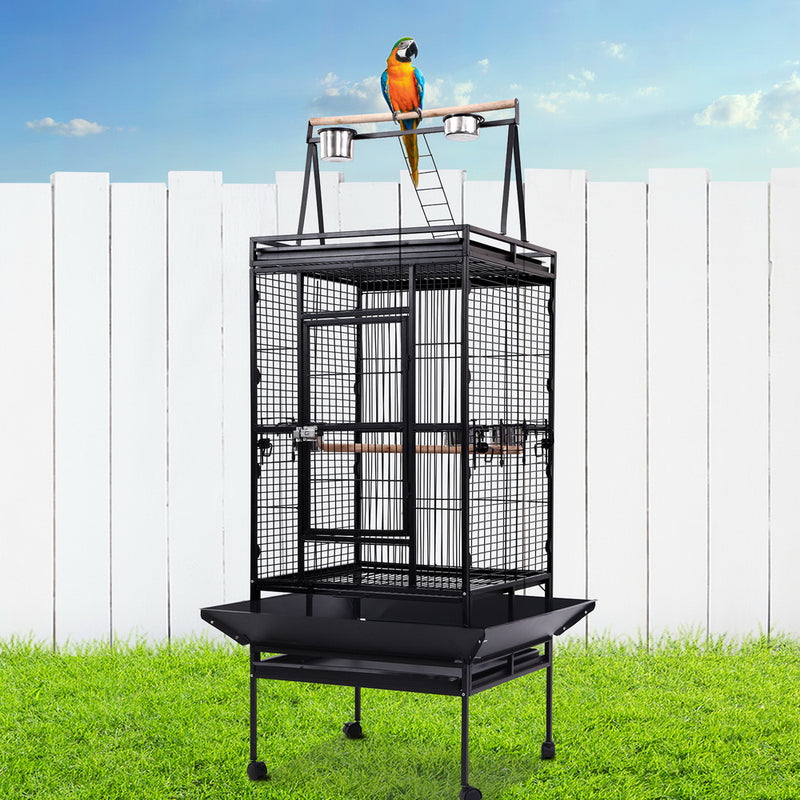 i.Pet Bird Cage Aviary 173CM Large Travel Stand Budgie Parrot Toys