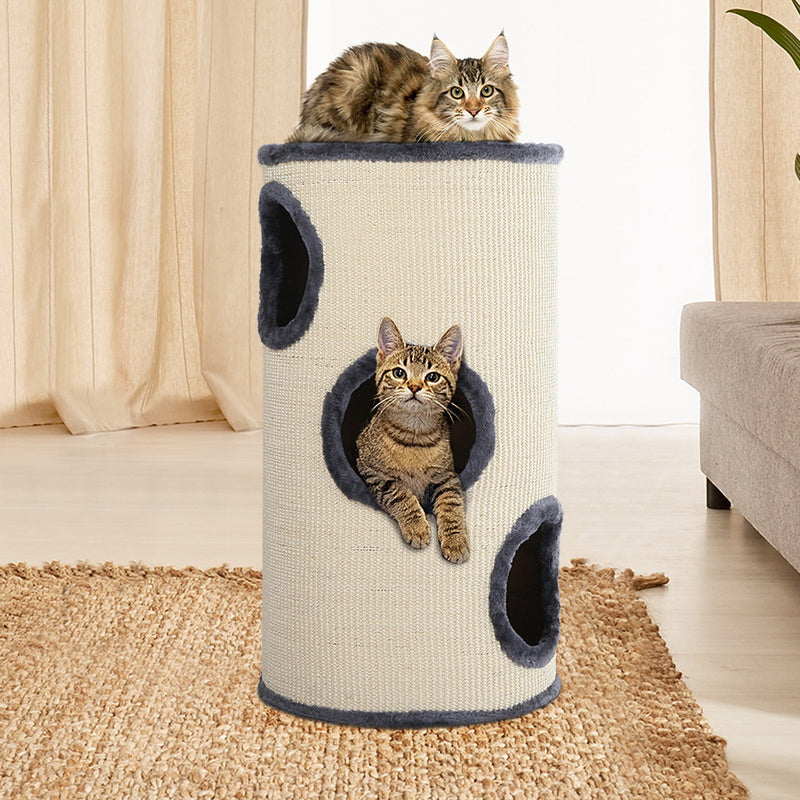 i.Pet Cat Tree 70cm Trees Scratching Post Tower Condo House Furniture Wood