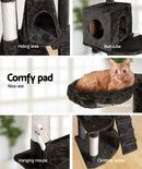 i.Pet Cat Tree 193cm Trees Scratching Post Tower Condo House Furniture Wood