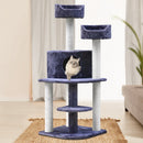 i.Pet Cat Tree 126cm Trees Scratching Post Tower Condo House Furniture Wood