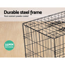 i.Pet 24inch Foldable Pet Cage - Black