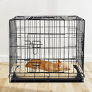 i.Pet 24inch Foldable Pet Cage - Black