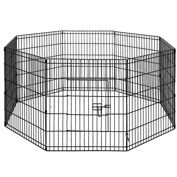 i.Pet 30" 8 Panel Pet Dog Puppy Exercise Cage Enclosure Play Pen Fence