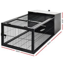 i.Pet Rabbit Cage Hutch Cages Indoor & Outdoor Hamster Enclosure Pet Metal Carrier 122CM Length
