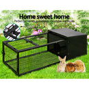 i.Pet Rabbit Cage Hutch Cages Indoor & Outdoor Hamster Enclosure Pet Metal Carrier 122CM Length