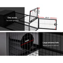 i.Pet Rabbit Cage Hutch Cages Indoor & Outdoor Hamster Enclosure Pet Metal Carrier 122CM Length
