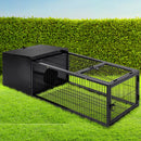 i.Pet Rabbit Cage Hutch Cages Indoor & Outdoor Hamster Enclosure Pet Metal Carrier 122CM Length