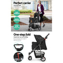 i.Pet 3 Pet Stroller - Black