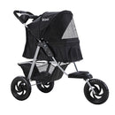i.Pet Pet Stroller Dog Carrier Foldable Large Black